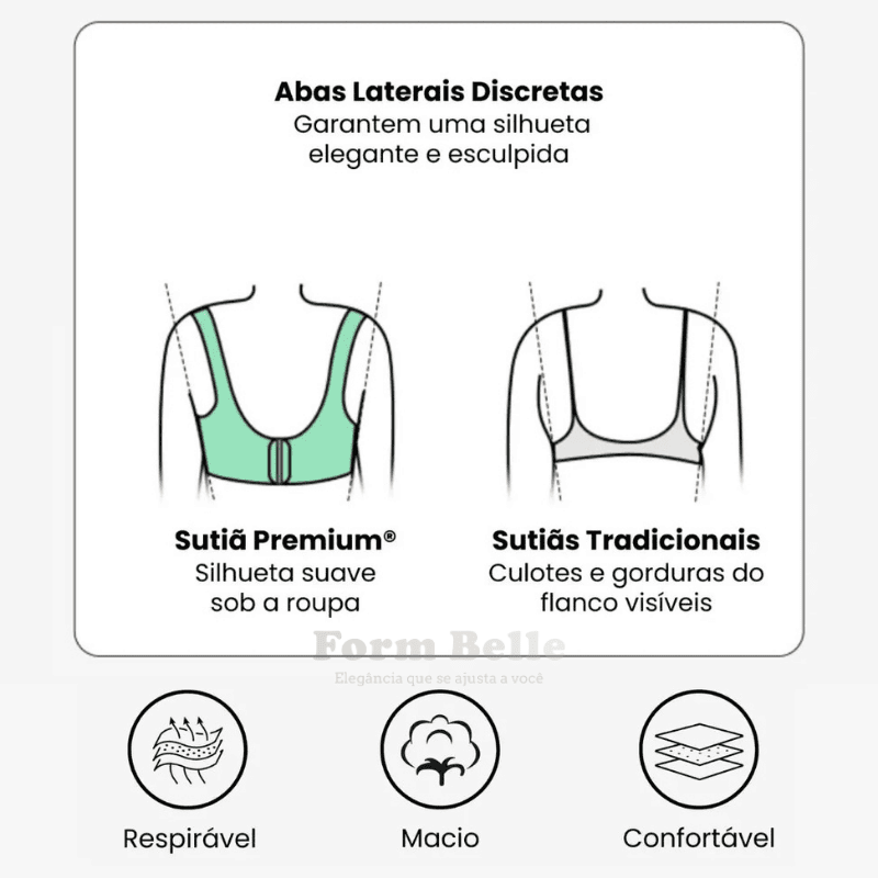 Sutiã Modelador Lux Comfort Sem Costura [COMPRE 1 LEVE 2] + BRINDES